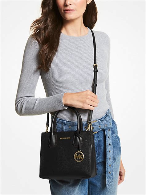 michael kors umhängetasche mercer medium|michael kors leather satchel.